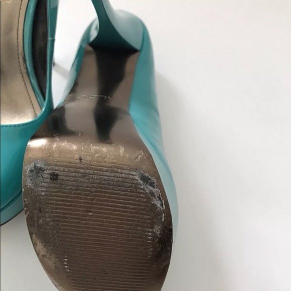 Aldo Platform Stiletto Heels Turquoise Size 8.5 - Picture 6 of 7